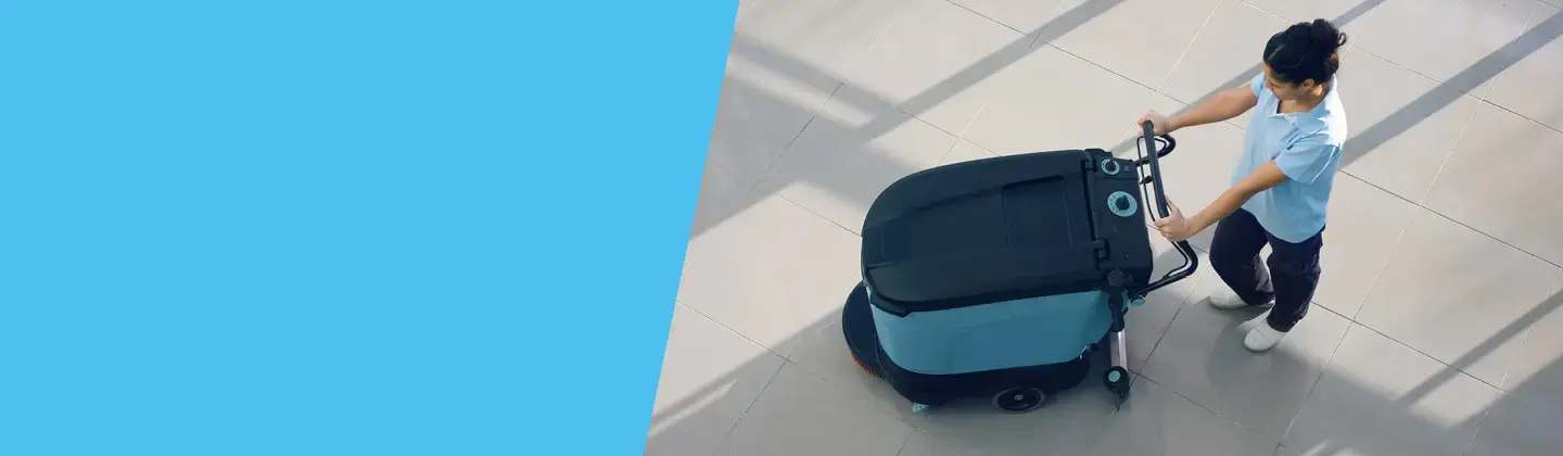 Cleaning machine batteries